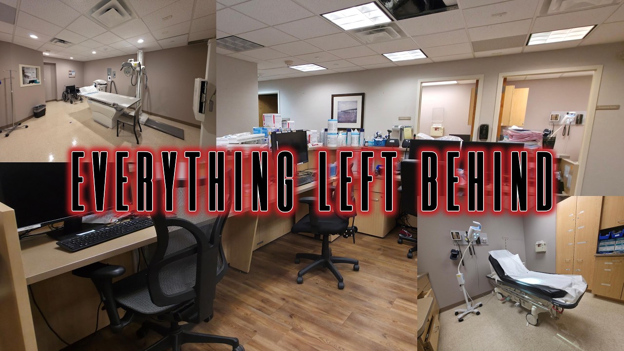 Exploring abandoned urgent care with everything left behind
