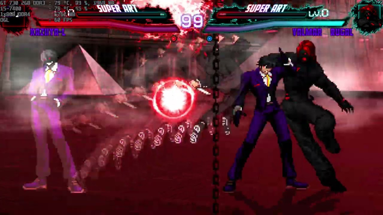 mugen 1.1 legacy kazuya-l 1p vs valmar rugal 11p