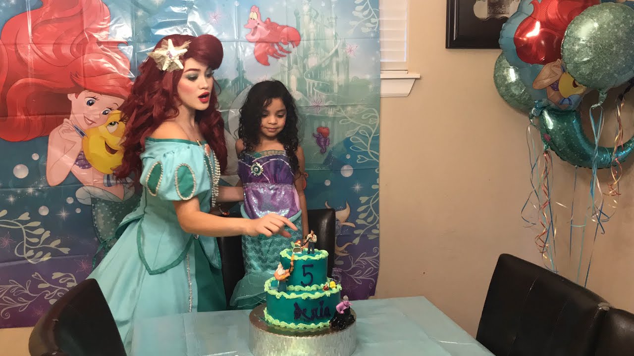 Celebrating 5th birthday | Princess Ariel Theme