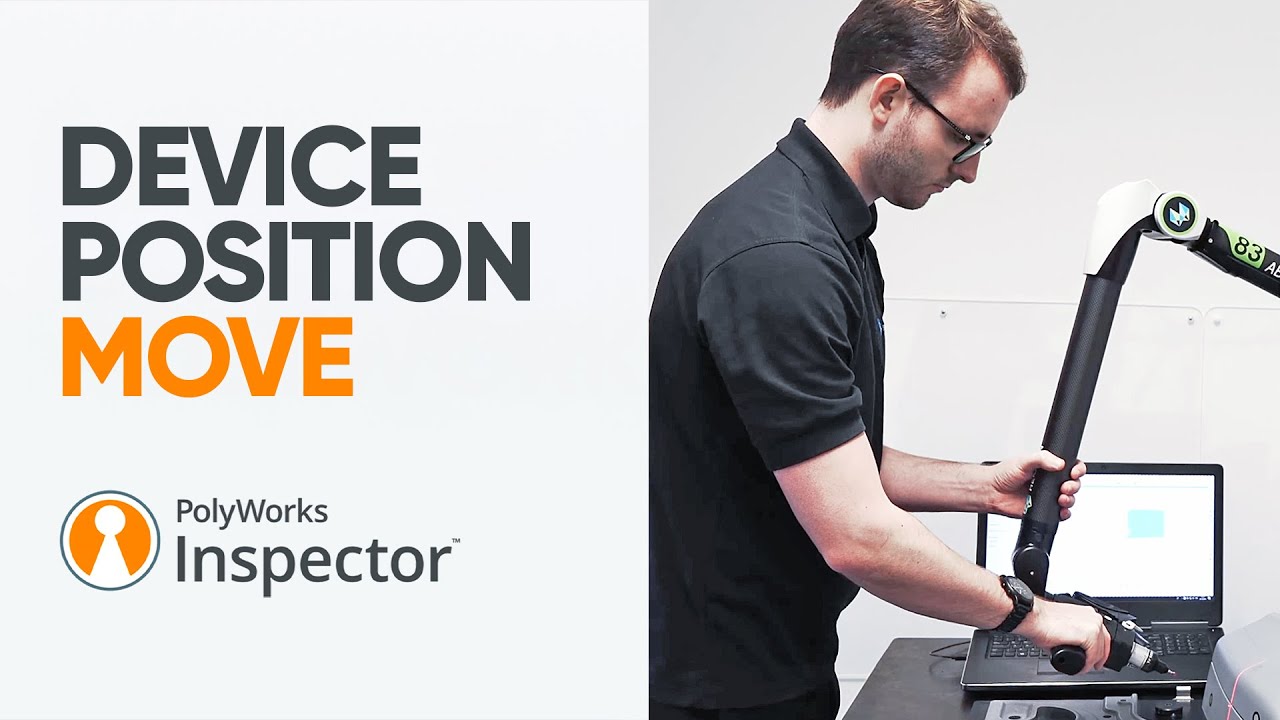 Перемещение позиции устройства в PolyWorks | Использование зондирования с целями