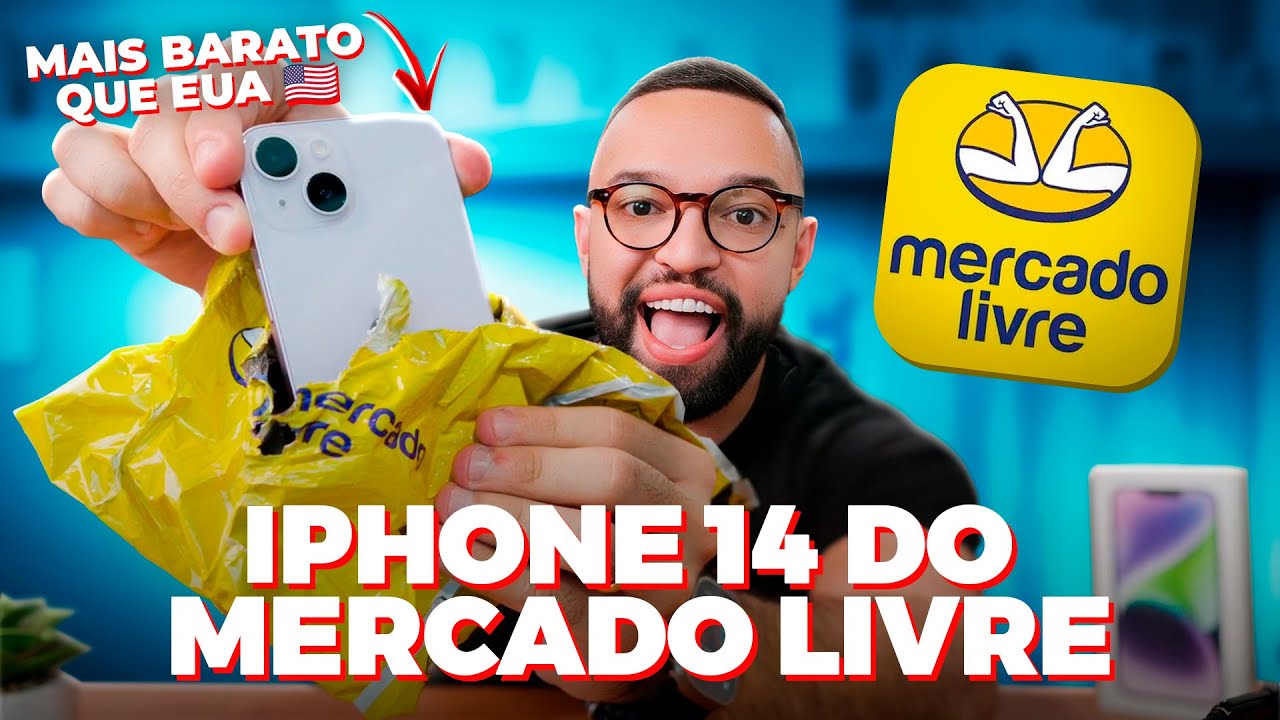 COMPREI um iPHONE 14 no Mercado Livre e valeu MUITO a pena!