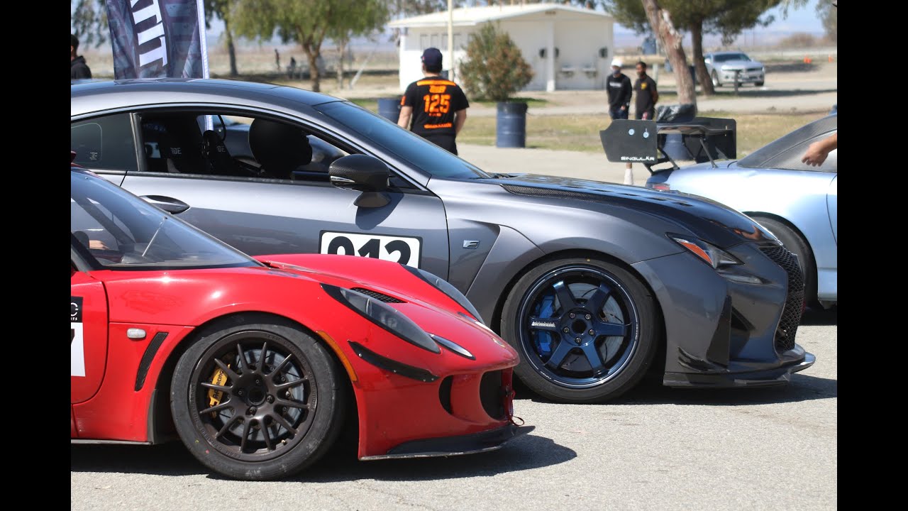 Buttonwillow CW13 Lotus Exige (K24) vs Lexus RC F