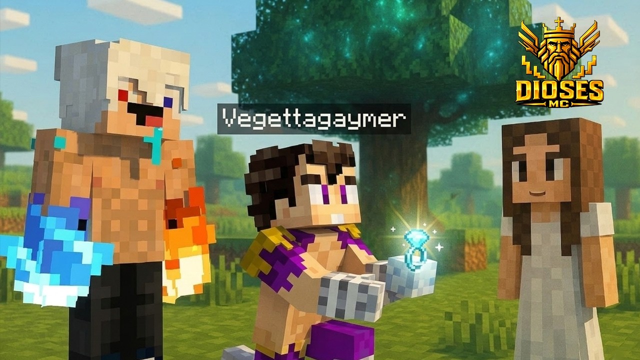 CONSTRUYENDO EL ÁRBOL donde VEGETTA777 PIDIÓ MATRIMONIO🏰 MINECRAFT | DIOSESMC #diosesmc
