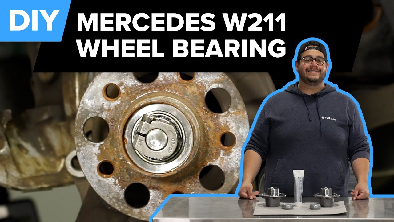 Mercedes E63 AMG Front Wheel Bearing Replacement DIY (Mercedes W211 E55 AMG, C219 CLS63 AMG)