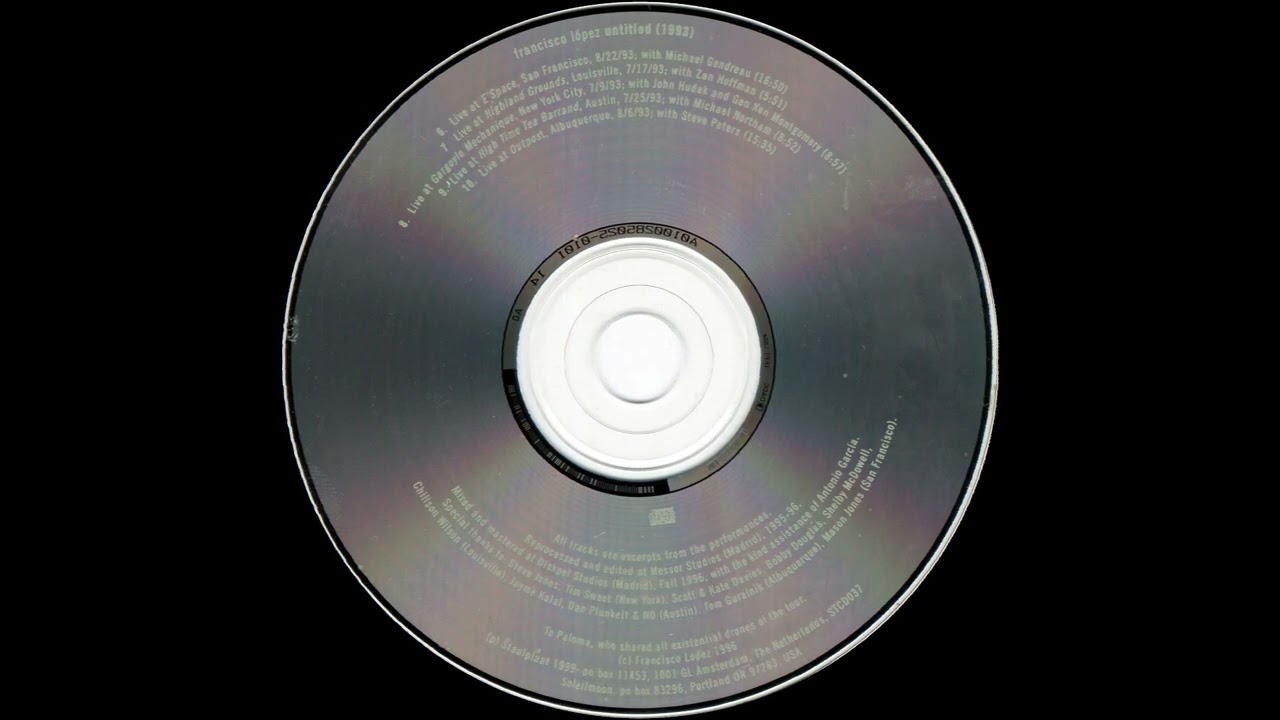 Francisco López - Untitled (1999)