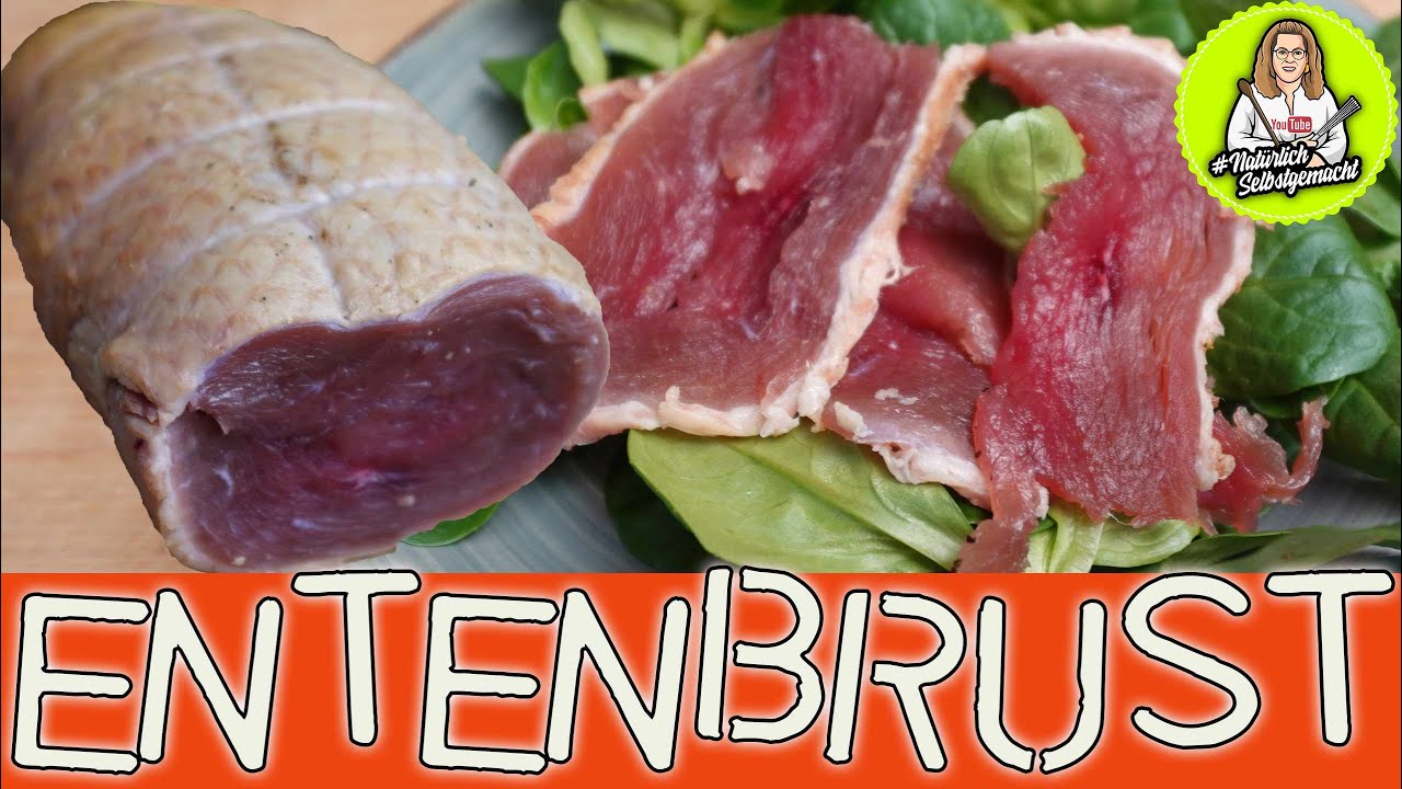 Kaltgeräucherte Entenbrust / Enten schinken selbster herstellen, Schritt für Schritt