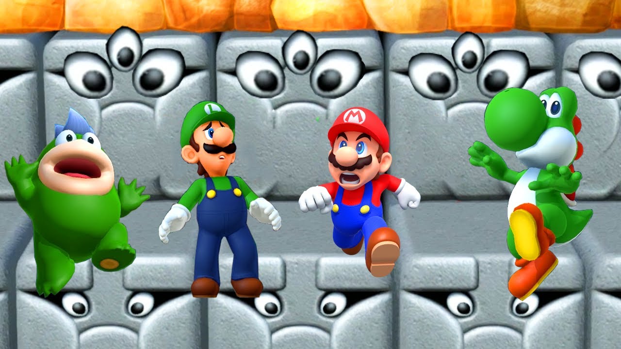 Mario Party 10 Minigames - Mario vs Spike vs Yoshi vs Luigi