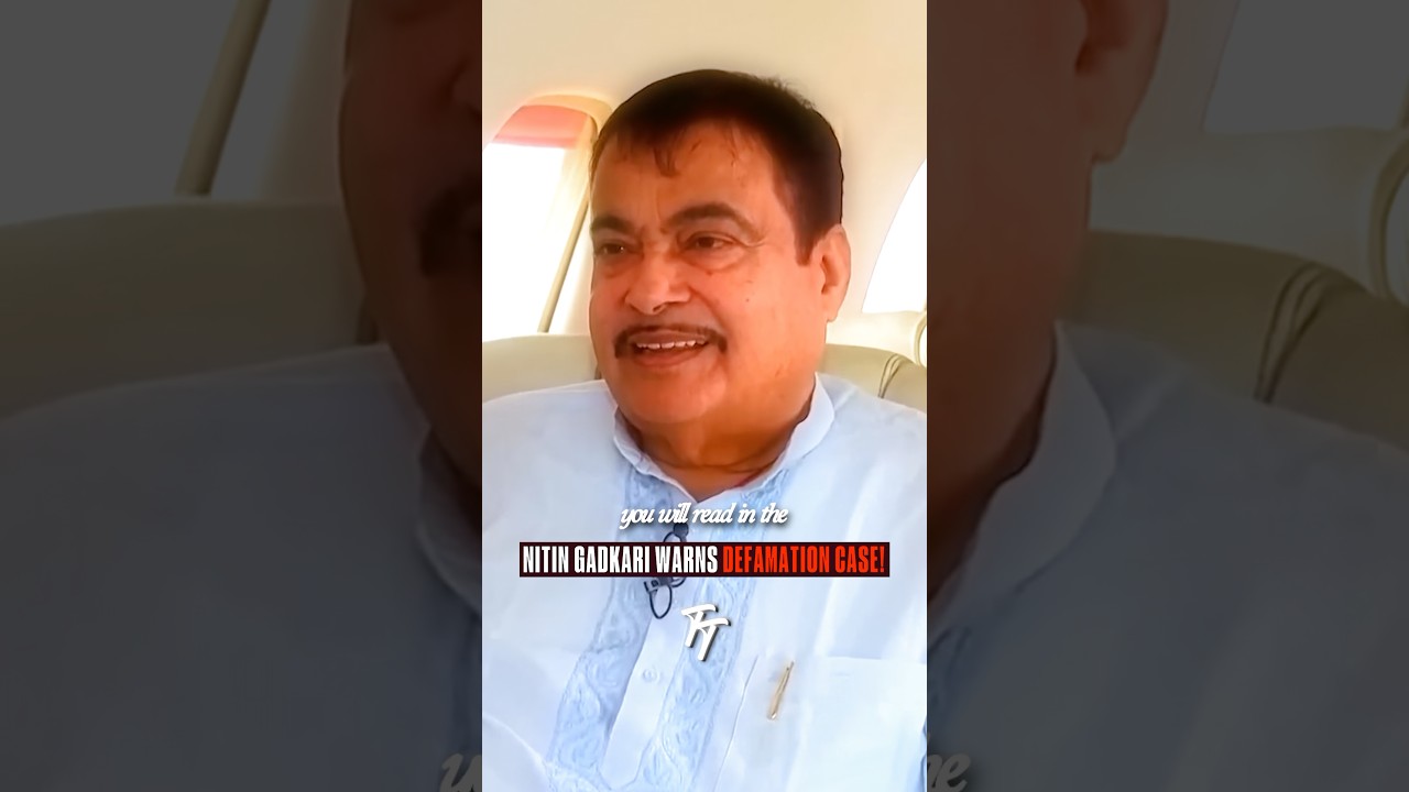 Nitin Gadkari warns defamation case on reporter 😲 #nitingadkari #ethanol #ethanolblending #shorts