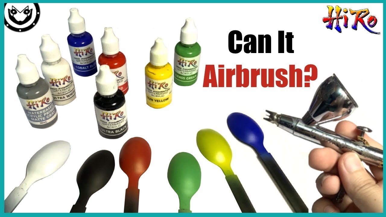 HIRO Paints! | Airbrushing HIRO Paints - Will it work?