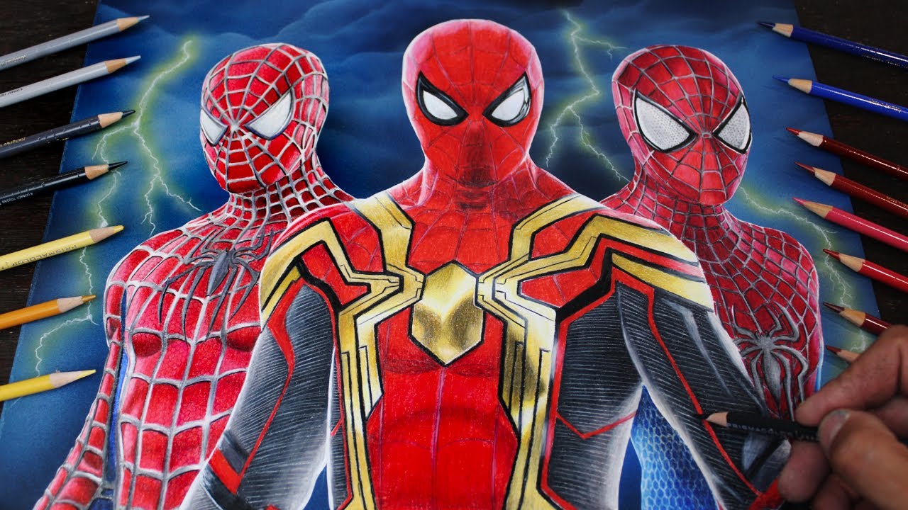 Drawing Spiderman - No Way Home