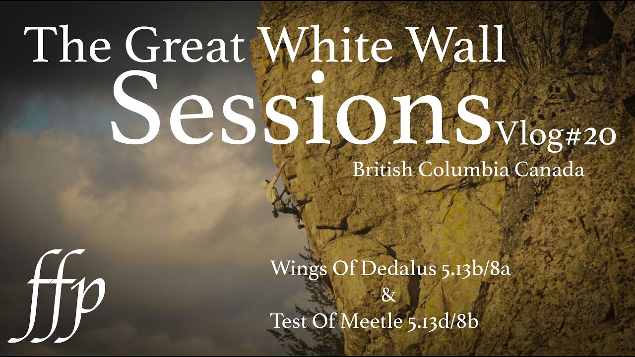 Skaha Bluffs Climbing:  The Great White Wall sessions.  Penticton BC Canada