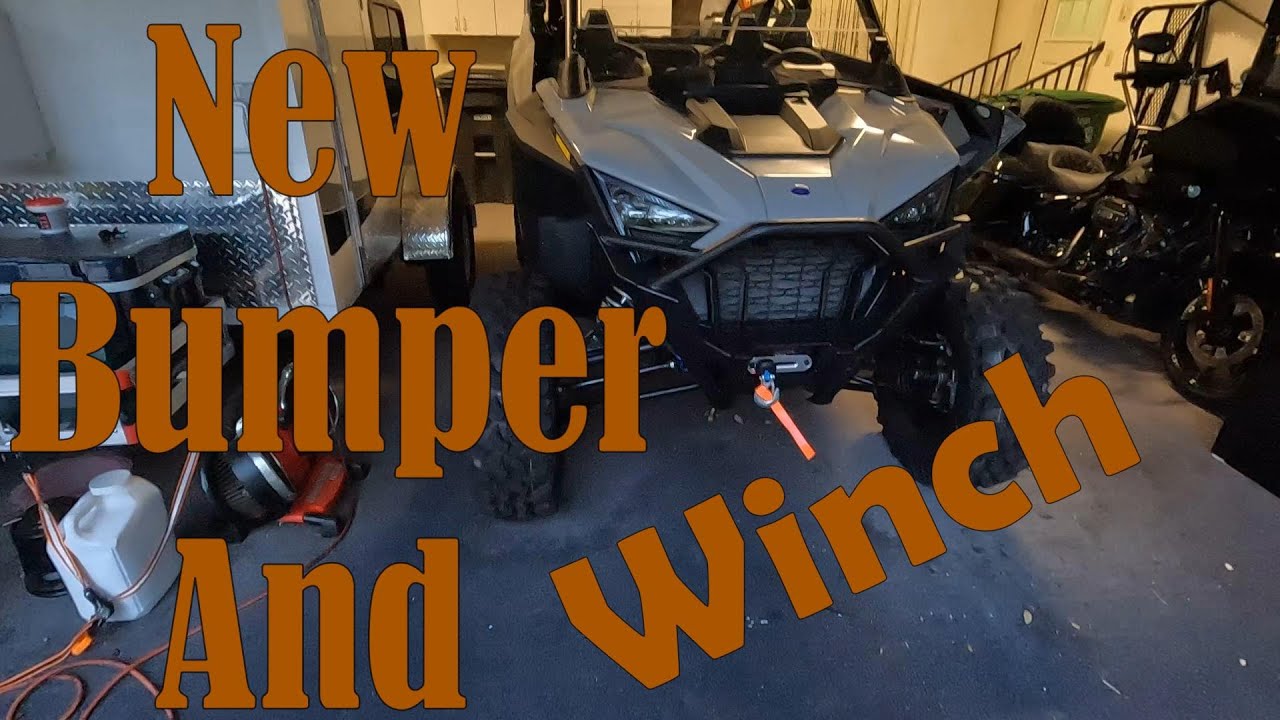 Polaris RZR PRO XP Winch and Bumper Install