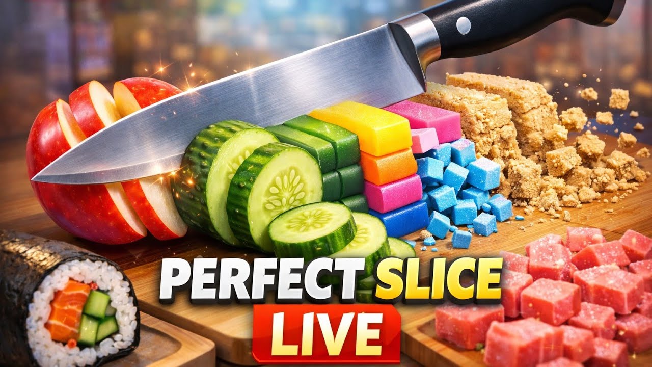 🔥 Perfect Slice LIVE | Satisfying Cutting Gameplay #shorts