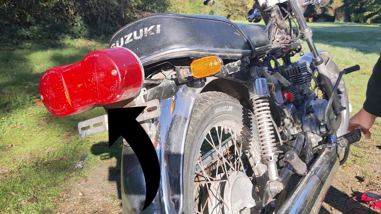 Circuit électrique de la moto - Rénovation Suzuki GT 125 - Ep4