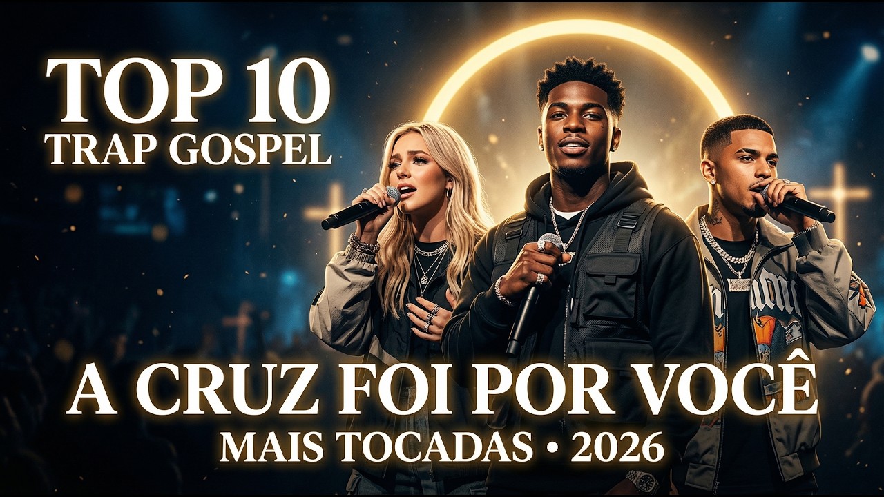 Top 10 Músicas Trap Gospel Mais Tocadas 2026 🙏🔥 | Eu Carreguei a Cruz Por Você