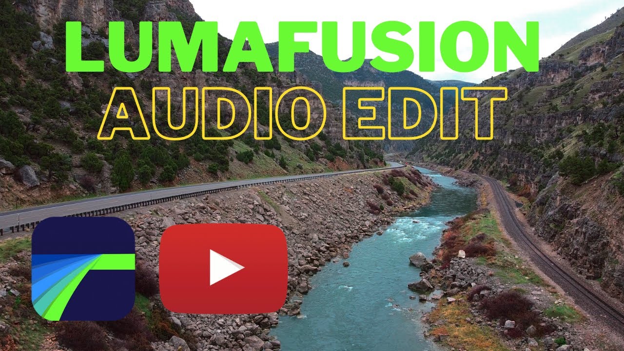 LumaFusion audio editing to music