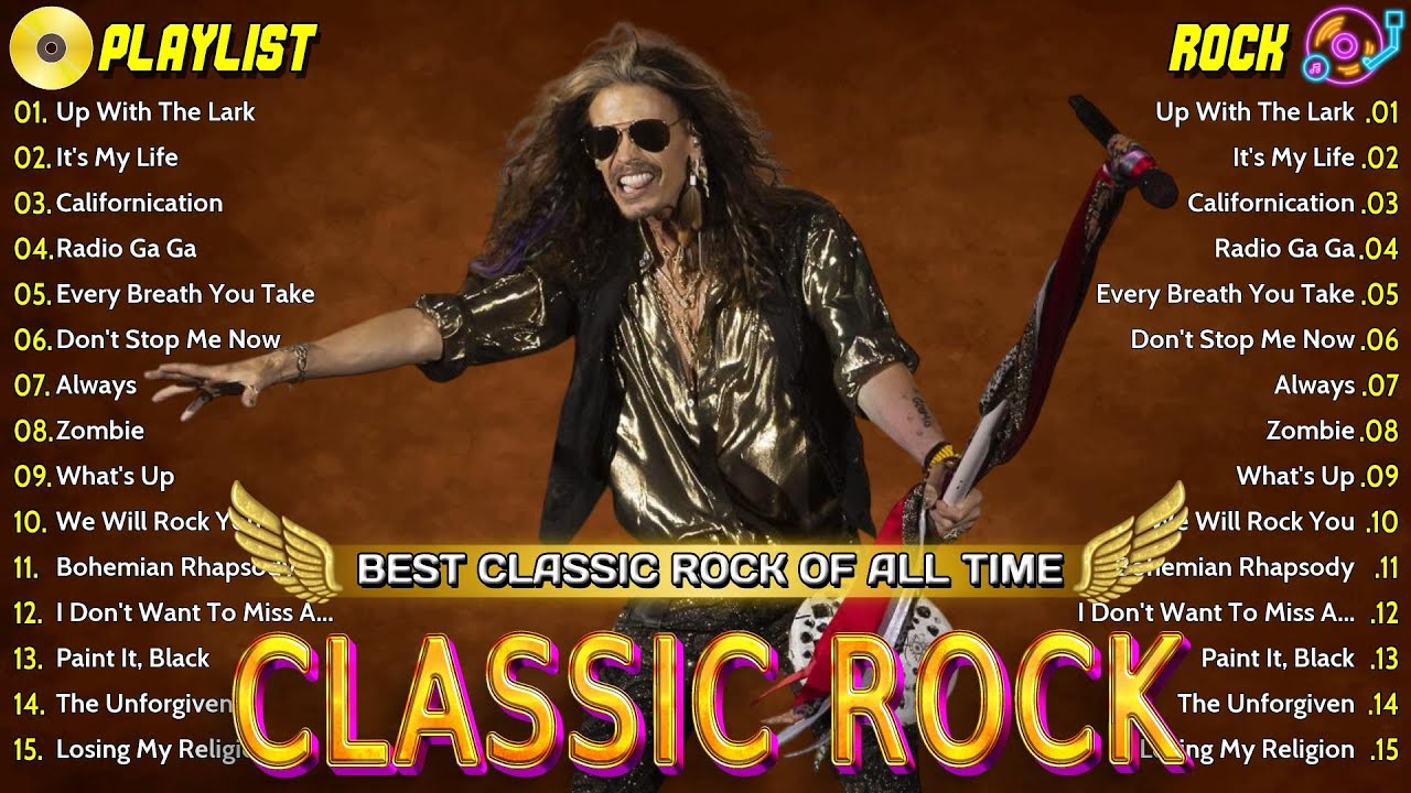 Nirvana, Led Zeppelin, Bon Jovi, Aerosmith, U2, ACDC🤘Classic Rock Songs 70s 80s 90s Full Album
