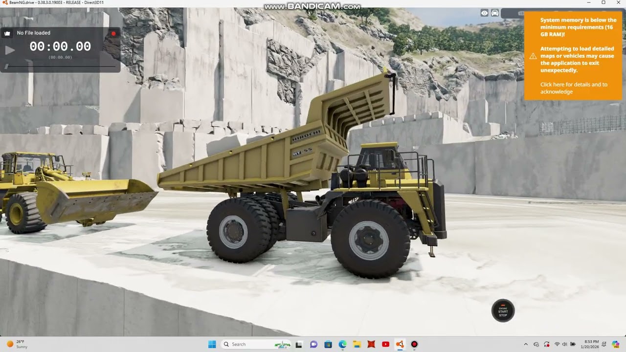 part 1 of moving a gaint block with the loader