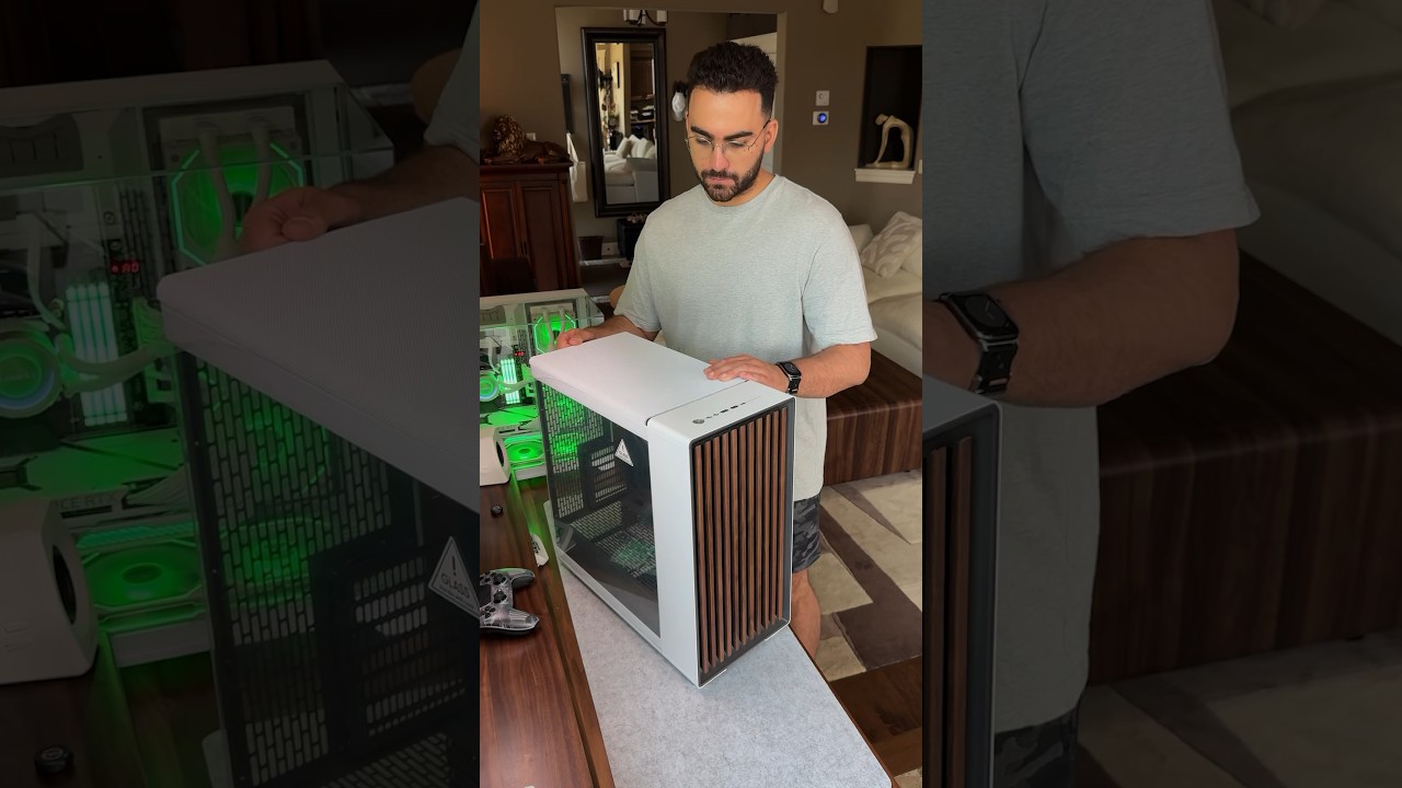 PC build series starts now! @FractalOfficial #pcbuild #gamingpc  #custompc #setuptour #pc #pcmr