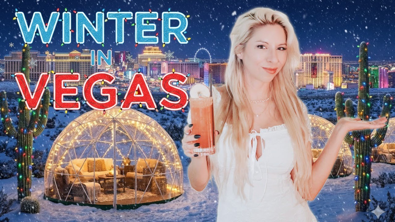 LAS VEGAS WINTER | Best Christmas Attractions & Things To Do for the Holidays❄️