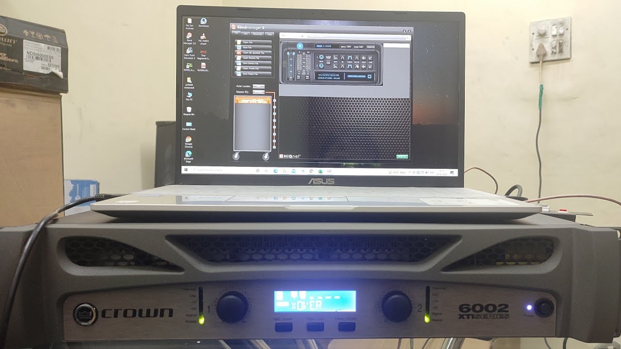 Crown Xti 6002, 6000W, Full Dsp Setting Manual & Software dono tarike se #crown #jbl #harman #dbx