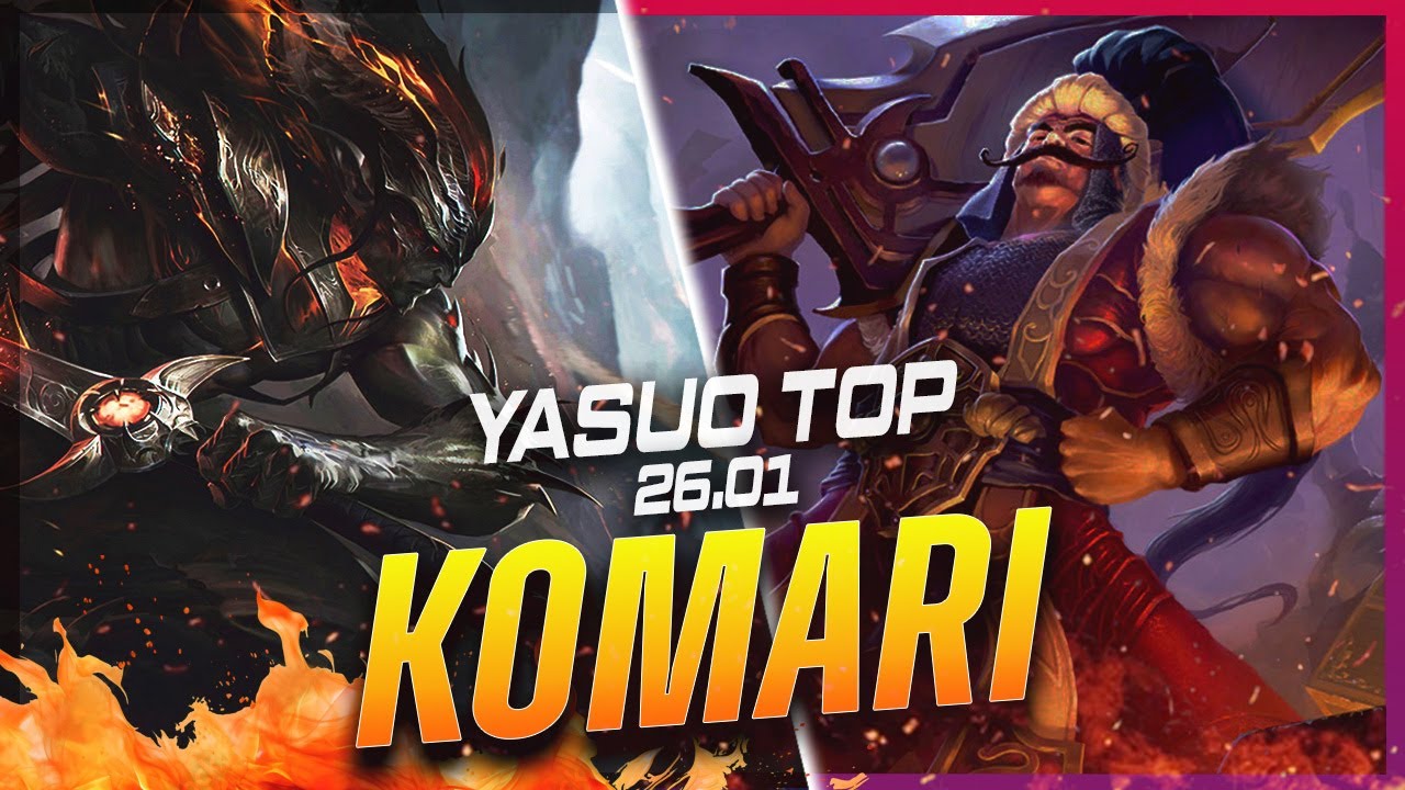 Komari - Yasuo vs Tryndamere TOP Patch 26.1 - Yasuo Gameplay