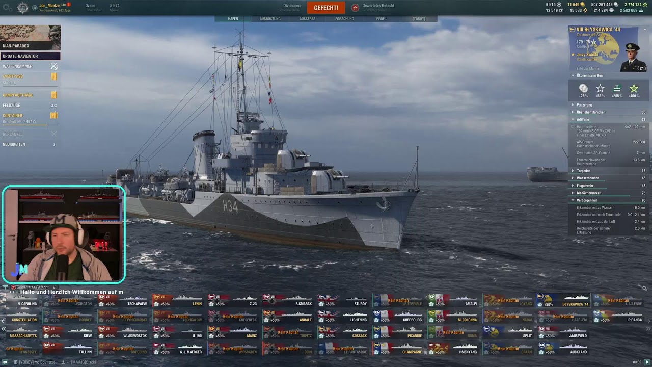 [YOBOY] Ich bin hier um zu Ranken, nicht um zu Denken!!!  | World of Warships
