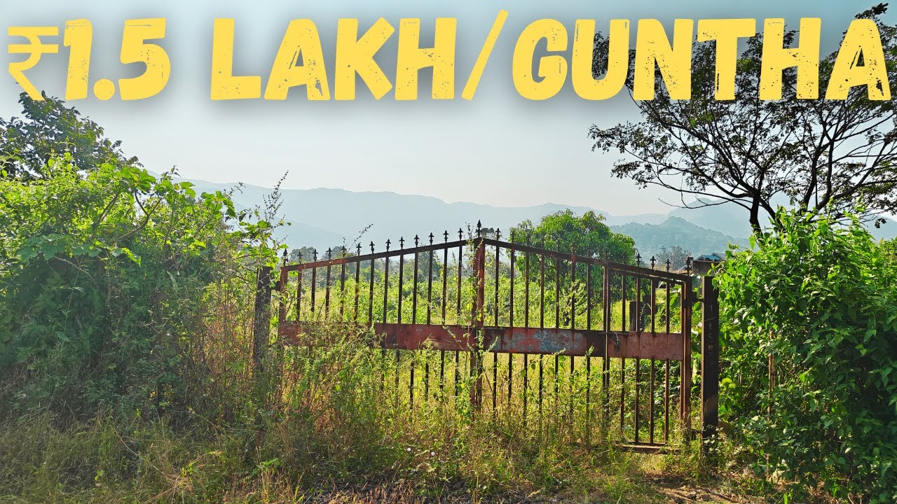 3.5 Acre Agriculture Land Near Imagica | Mountain View | Fencing + Water Well