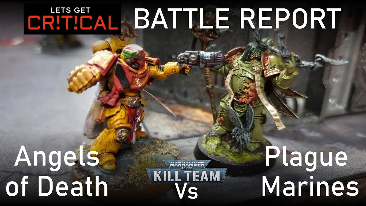 Angels Of Death Vs Plague Marines -  Kill Team: Battle Report - Test Video