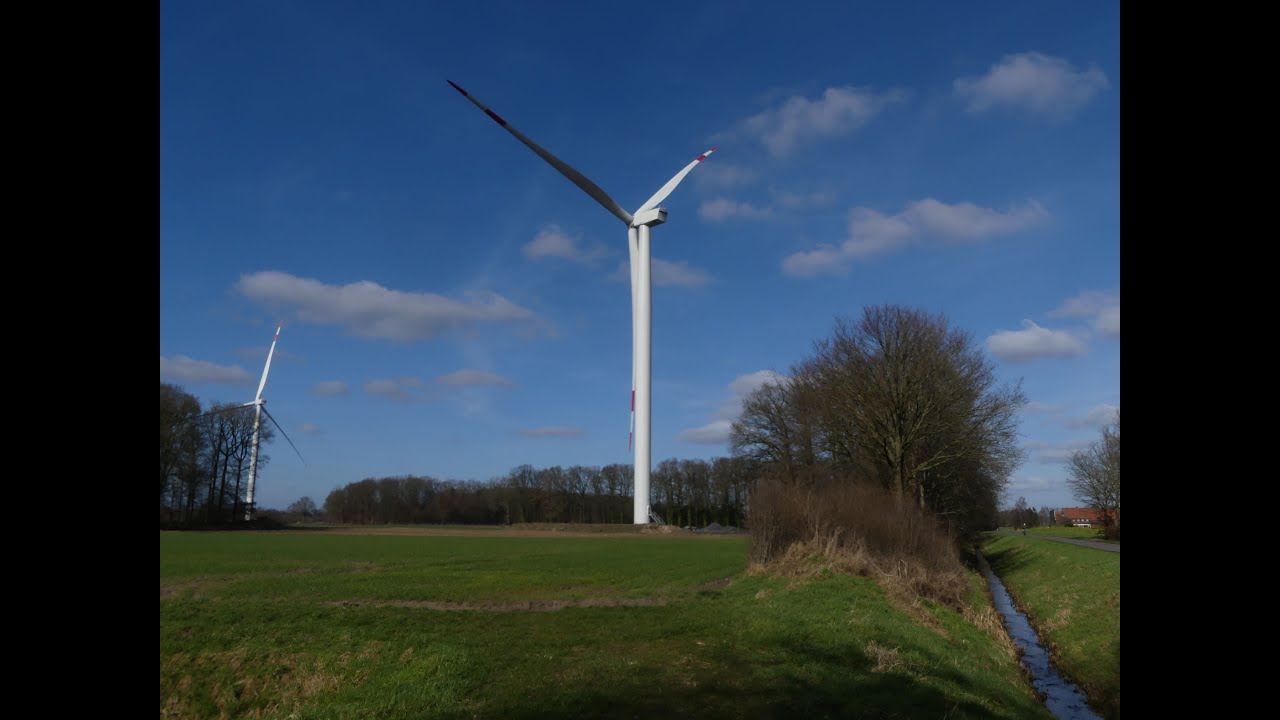 Windpark Häger Sandruper See with 3 GE Wind Energy 3.2-130 on 85m HH