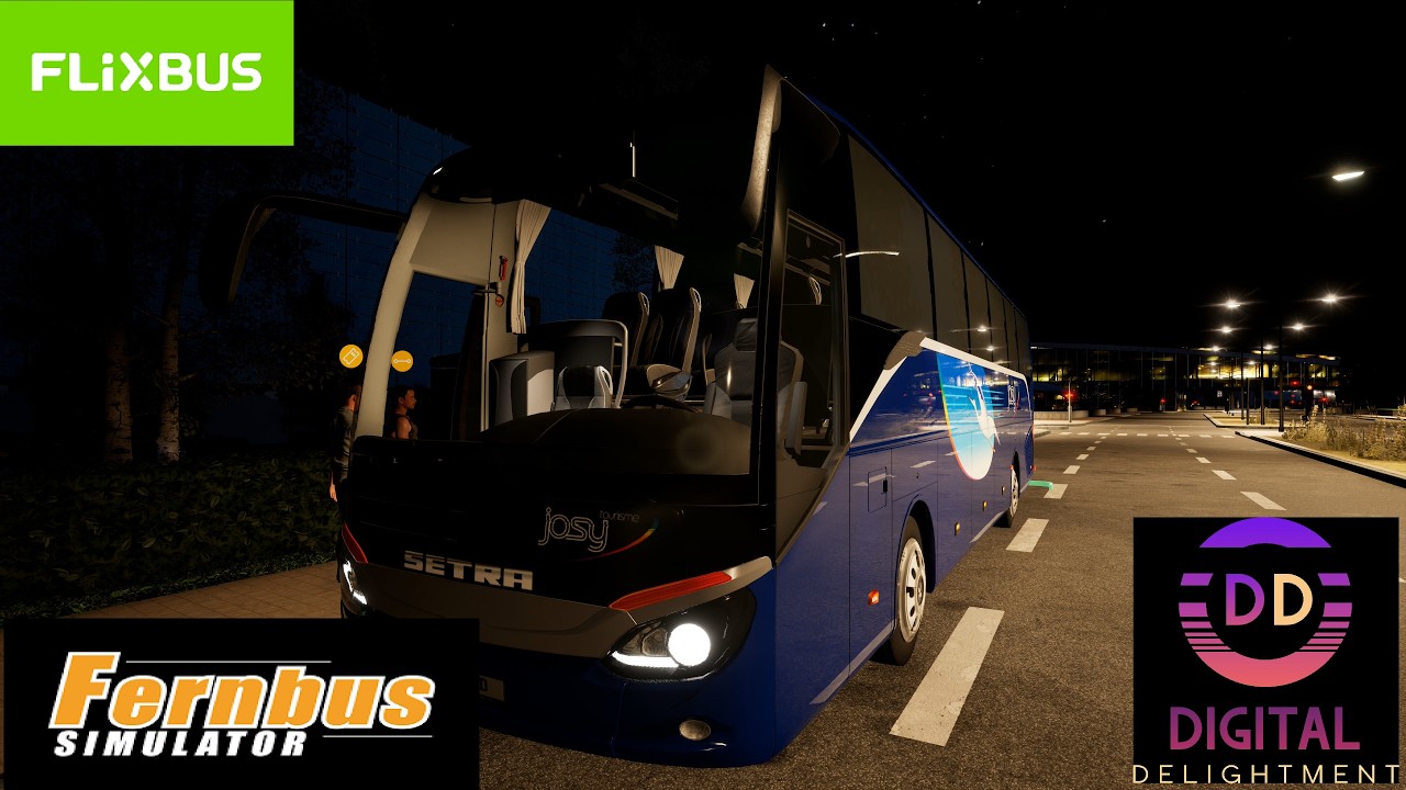 FernBus - København - Aarhus - Top Class | GOD RAYS | ASMR | 4K | Gameplay !