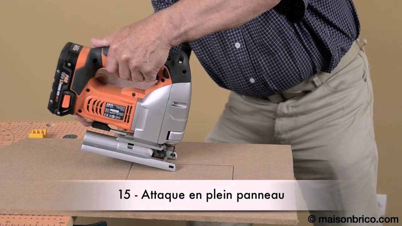 Comment utiliser une scie sauteuse - © Maisonbrico.com