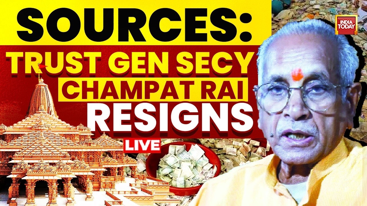 LIVE: Champat Rai Resigns As Ram Mandir Trust Chief | 8 Arrested In Ram Mandir Donation Theft Case
