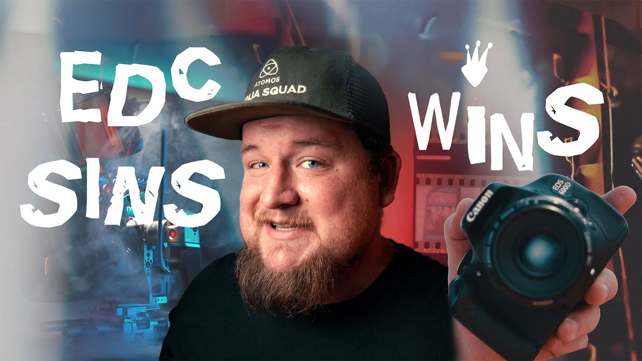 EDC 5 Sins 5 Wins Accessories for Camera nuts