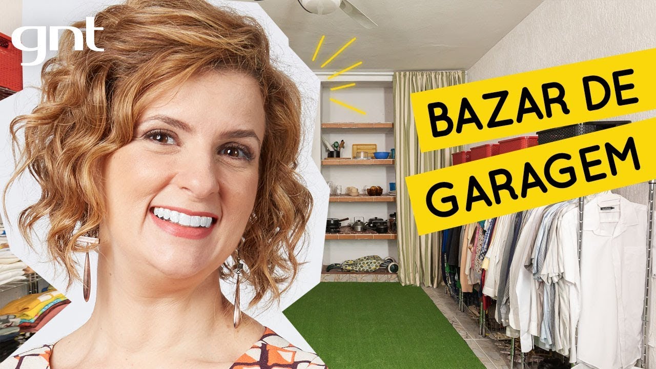 Ideias de organização para um bazar na garagem | Antes e Depois | Micaela Góes