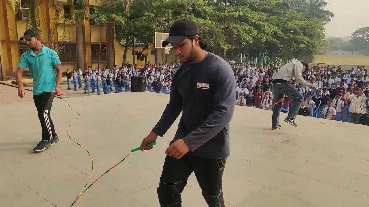 Nagpur Rope Skipping Association - Demo at St. John's High School