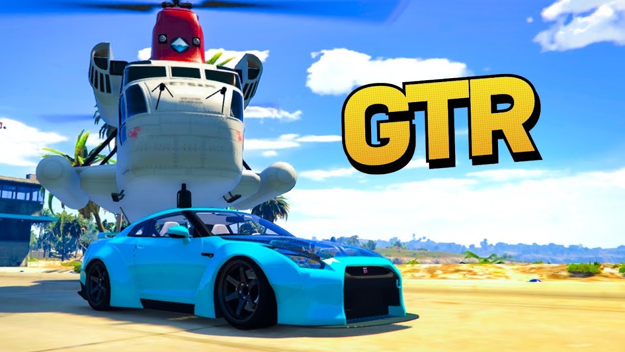 Les Arrebato Mi GTR De 3000Hp Con Un Helicoptero Gta Rp
