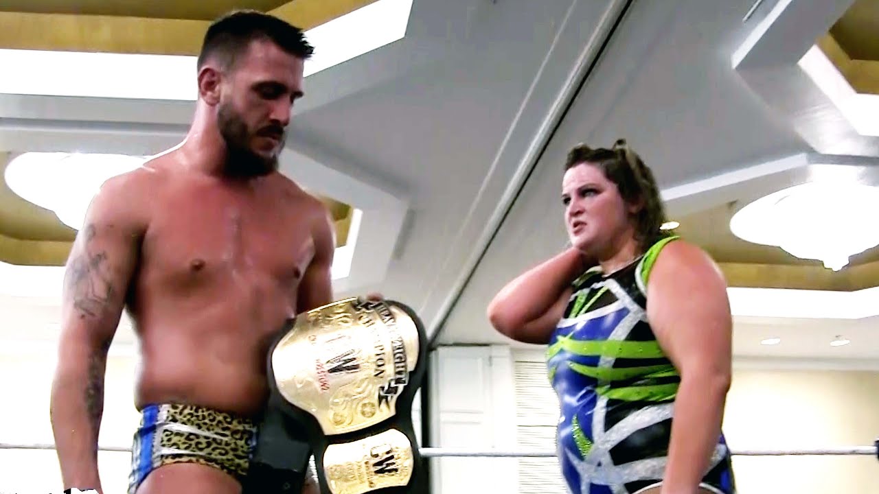 Дэвиен против Джей Ти Данна — Chaotic Wrestling Championship (межгендерный матч)