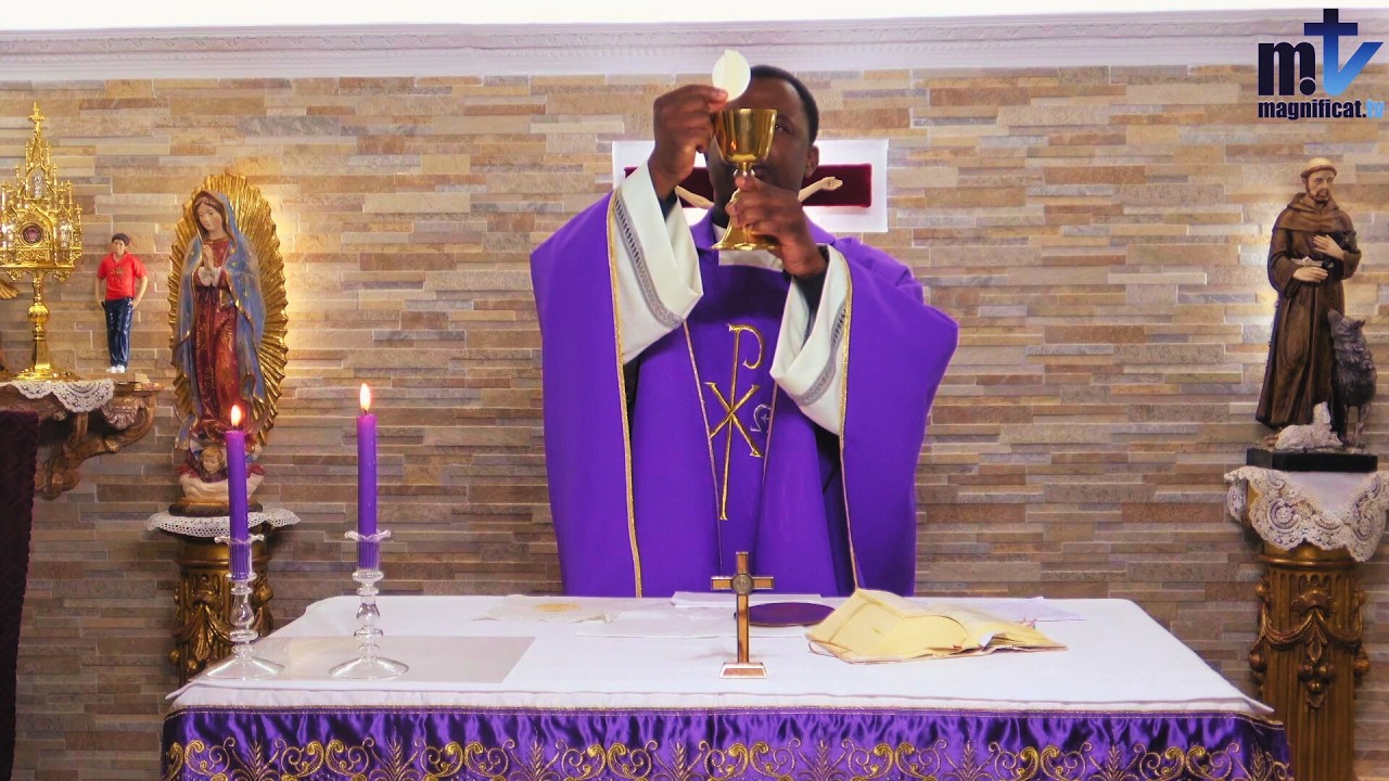 La Sainte Messe du jour | Mercredi, 4ème Semaine de Carême | 18-03-2026| P. Achille José Nkomo B. FM