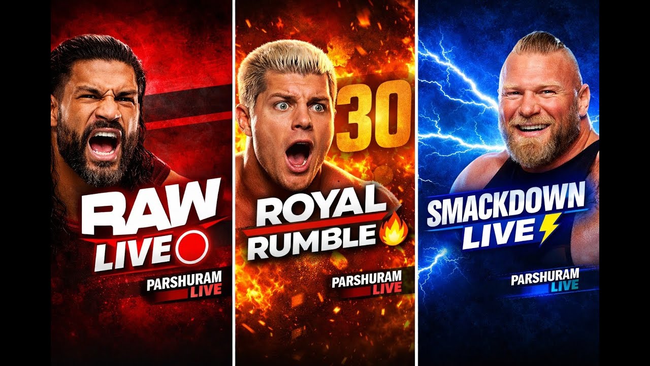 PARSHURAM LIVE | Royal Rumble • RAW • SmackDown