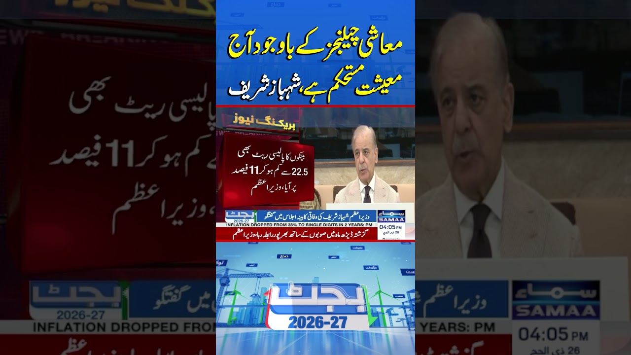 How stable is the economy really? PM shares his view | Samaa TV