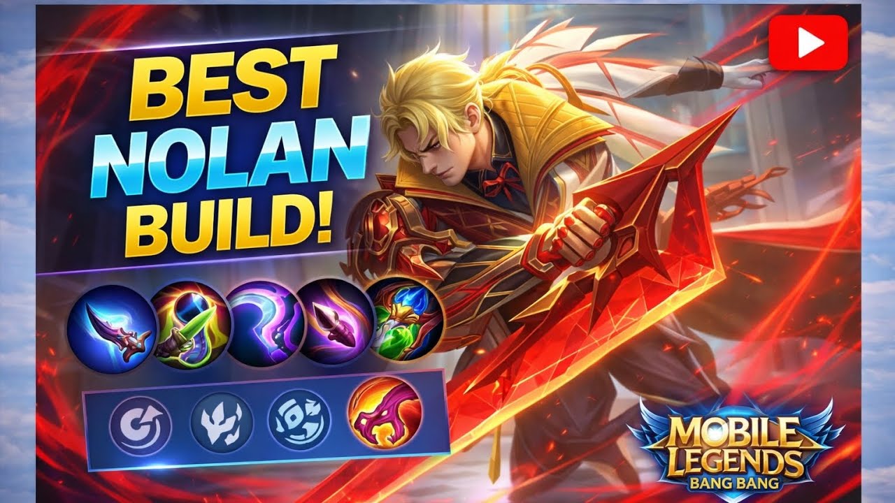 😈 UNSTOPPABLE NOLAN BUILD! | Nolan MLBB Gameplay
