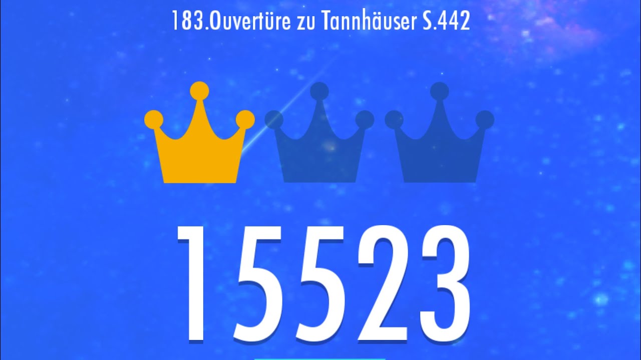 [Wagner, Liszt] Tannhauser Overture-Piano Tiles Umod CALC
