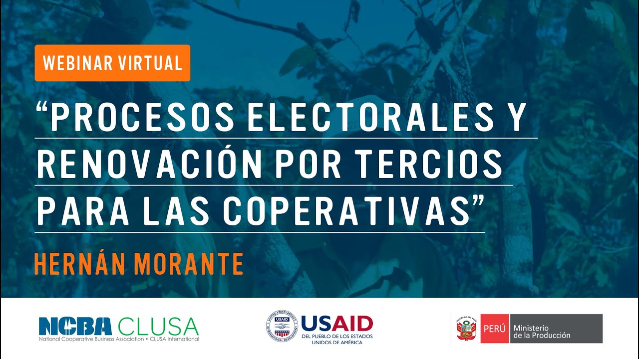 Webinar: Procesos electorales y renovación por tercios para cooperativa