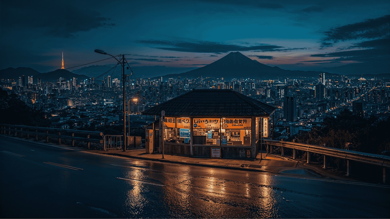 Rainy Tokyo at Midnight 🌧️ — 90s Lofi for Study & Focus | Calm Night Vibes | 4K