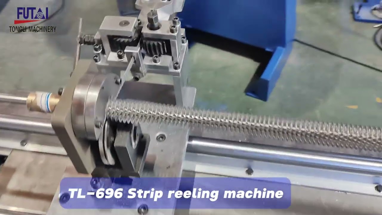 TL-696 Strip reeling machine for fin heater machine