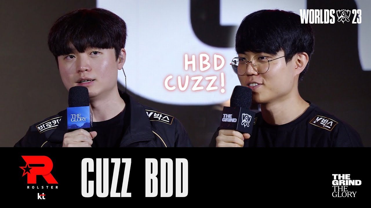 KT Cuzz, Bdd 인터뷰 | 10.29 | 2023 월드 챔피언십