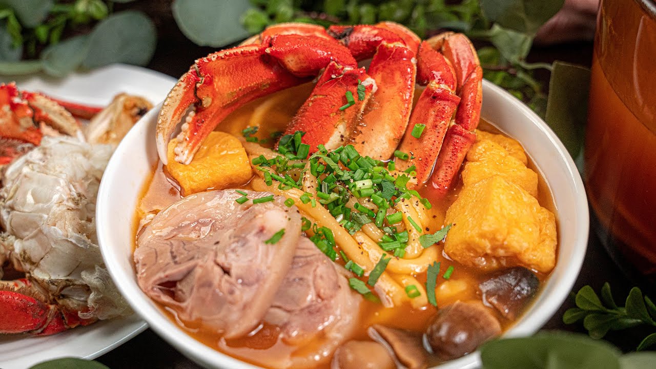 Thứ gia vị giúp Bí Quyết nấu Bánh Canh Cua trở nên tuyệt hảo ! Crab noodle soup recipe
