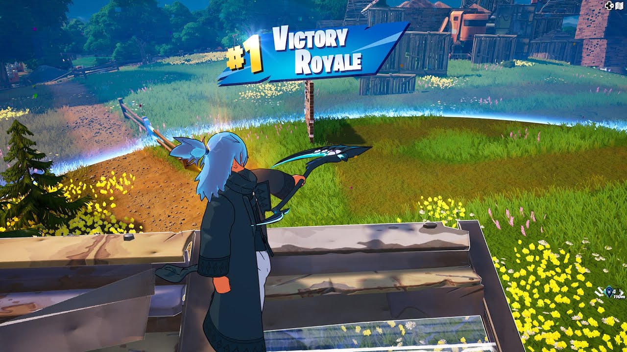 NEZUMI SKIN FORTNITE GAMEPLAY!! MY FIRST WIN OF CHAPTER 4!! #EpicPartner