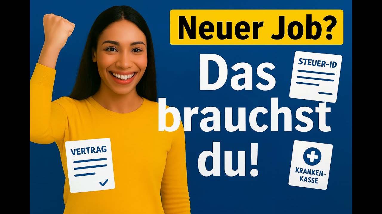 Deutsch im Alltag: Neuer Job &ndash; Unterlagen & Vertrag erkl&auml;rt | Deutsch lernen durch H&ouml;ren